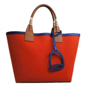 Hermes Steeple Toile Military Vaux Swift Tote Bag