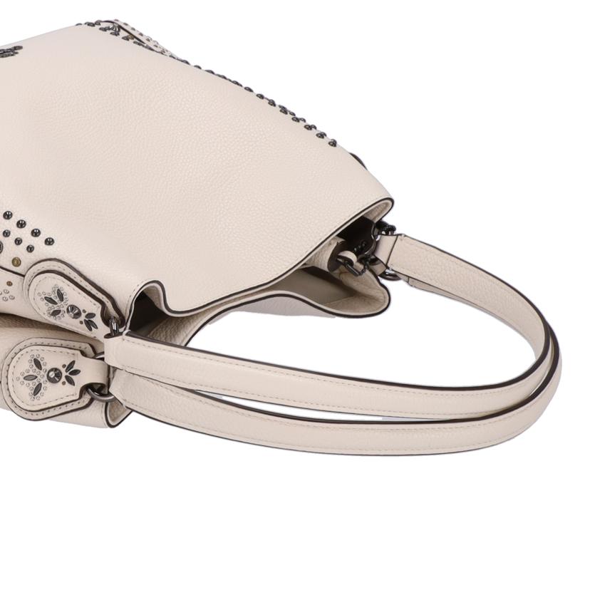 Coach Leather Tote White - Image 4