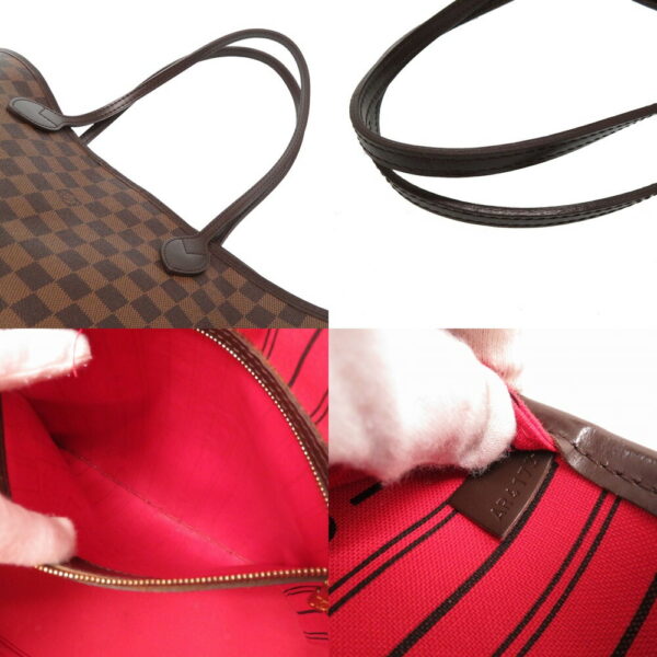 2e0193g5 5 Louis Vuitton Damier Neverfull MM Tote Bag