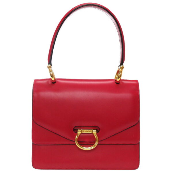 2f0017ss5 1 Celine Handbag Leather Red