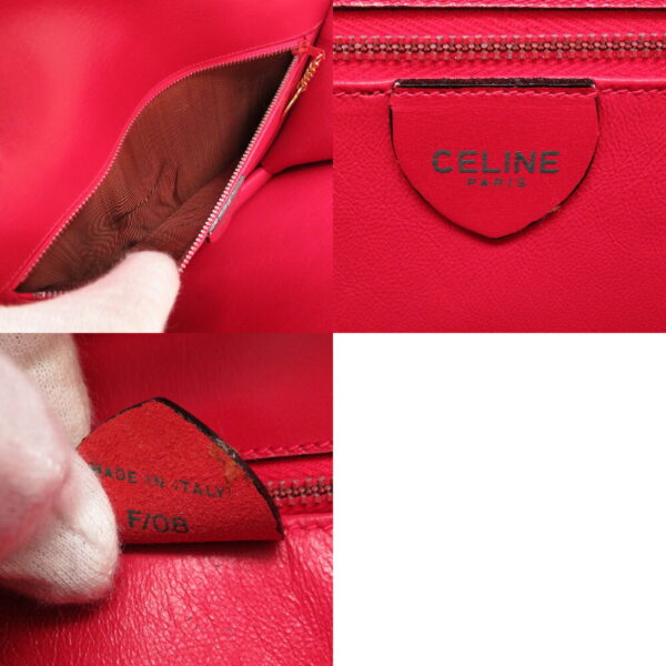 2f0017ss5 10 Celine Handbag Leather Red