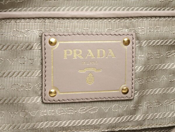 31820300 8 Prada Shoulder Bag Soft Calf Leather Greige