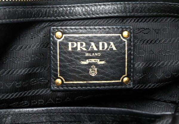 31870849 8 Prada Handbag 2WAY Nylon Leather Black