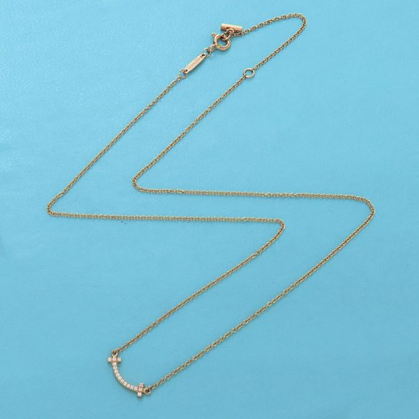 Tiffany T Smile Diamond Necklace - Image 4