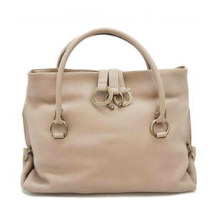 Salvatore Ferragamo Gancini Leather Handbag