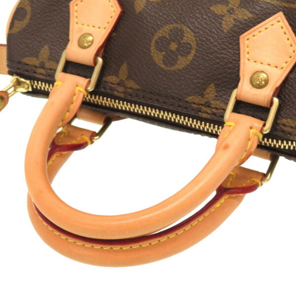 3b0080iii6 4 Louis Vuitton Monogram Mini Speedy 2WAY Handbag