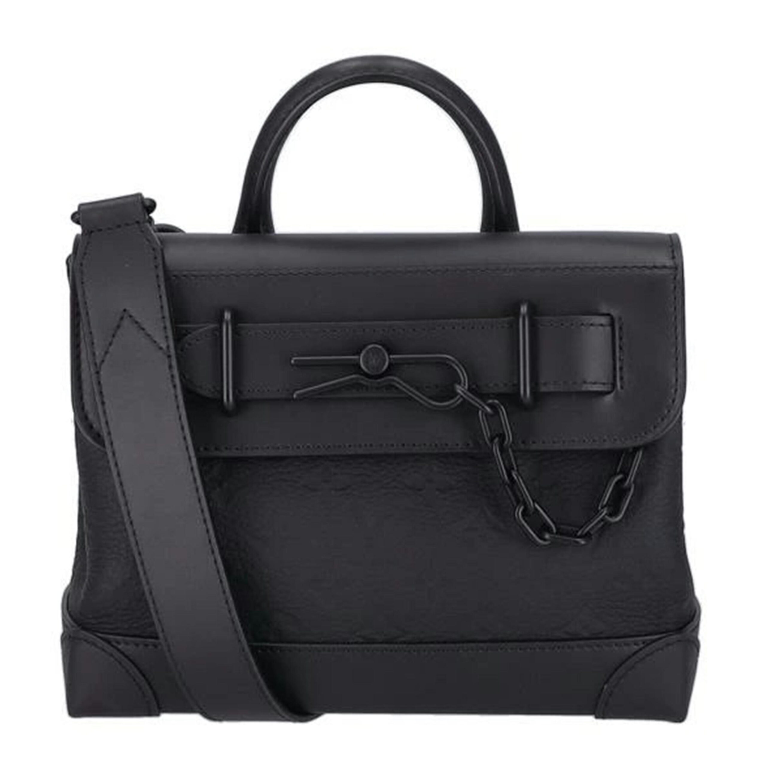 Louis Vuitton Taurillon Steamer PM Monogram Bag