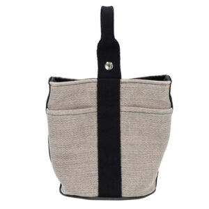 Hermes Saxo PM Toile Ash Bag