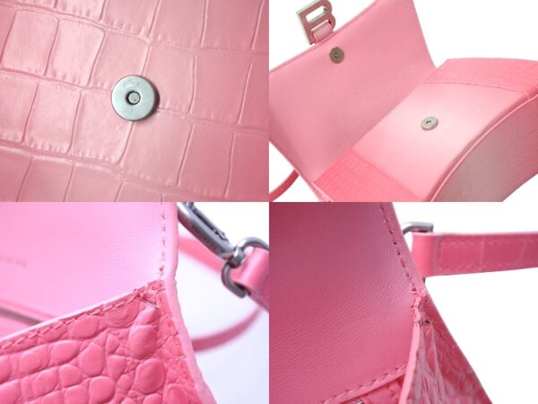 4c067607 d6 Balenciaga Hourglass 2WAY Handbag Pink