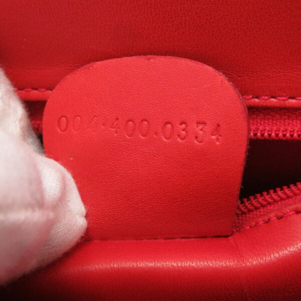 4f0053ss5 10 Gucci Lizard Bamboo Chain GG Shoulder Bag Red