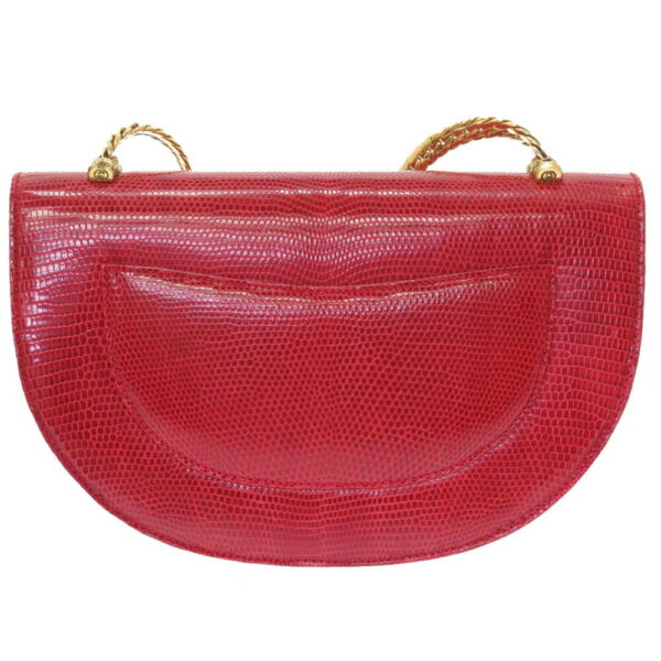 4f0053ss5 2 Gucci Lizard Bamboo Chain GG Shoulder Bag Red