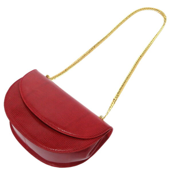 4f0053ss5 4 Gucci Lizard Bamboo Chain GG Shoulder Bag Red