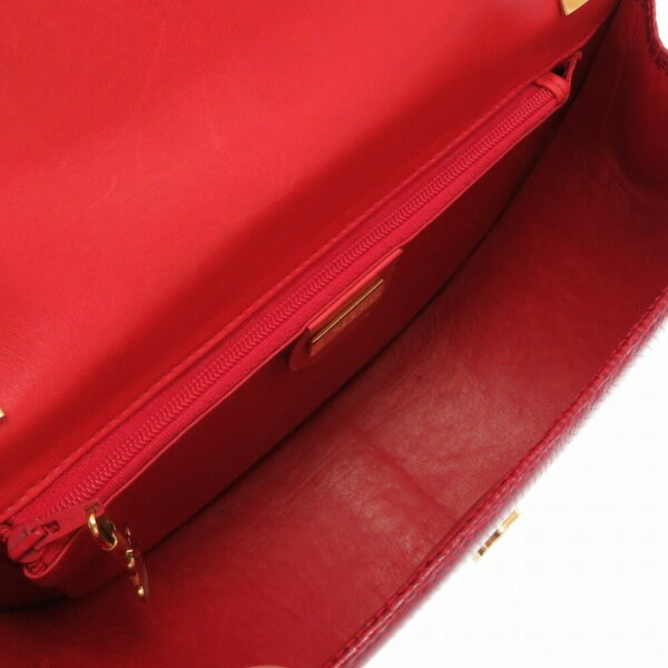 4f0053ss5 5 Gucci Lizard Bamboo Chain GG Shoulder Bag Red