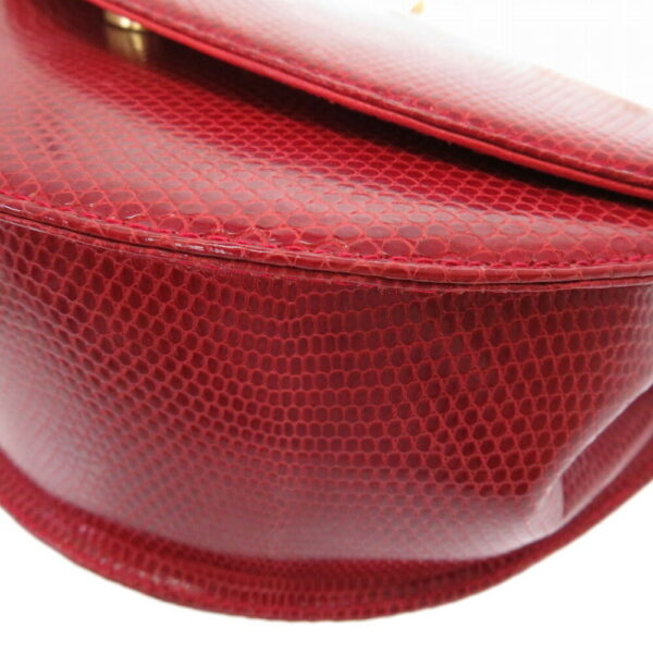 4f0053ss5 7 Gucci Lizard Bamboo Chain GG Shoulder Bag Red