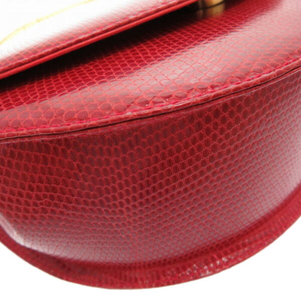 4f0053ss5 8 Gucci Lizard Bamboo Chain GG Shoulder Bag Red