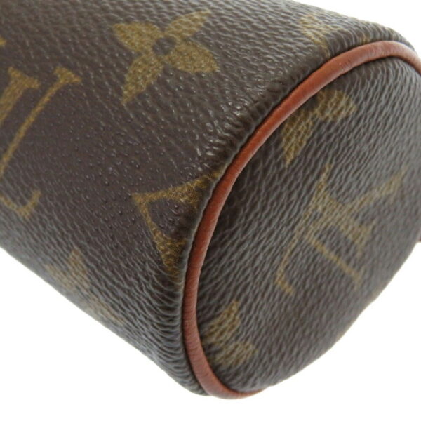 4g0101lp4 3 Louis Vuitton Monogram Papillon Pouch Mini Bag Brown Beige