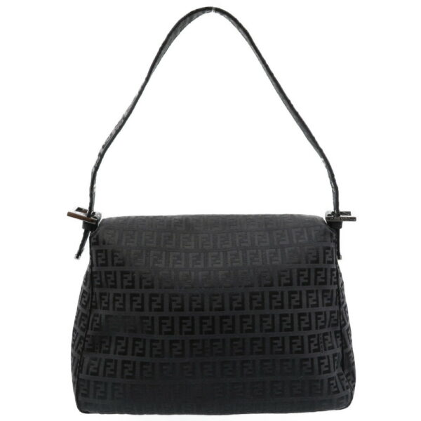 4h0102al5 d2 Fendi Mamma Bucket Handbag Zucca Black