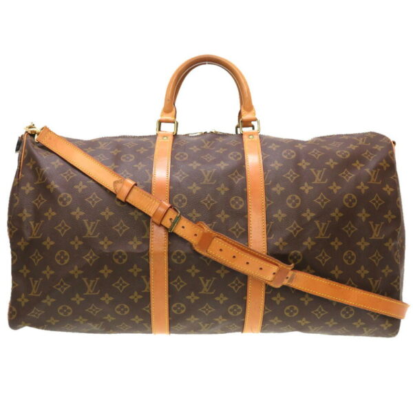 4k0106gli5 1 Louis Vuitton Monogram Keepall Bandouliere 55 Bag