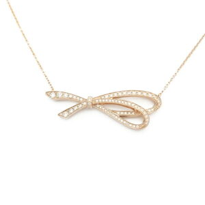 5007588 1 Tiffany Bow Necklace Pave Diamond