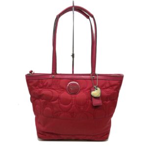 Coach Signature Nylon Tote Bag