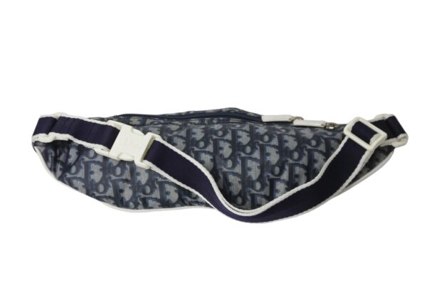 54143 d2 Christian Dior Trotter Waist Bag Body Bag Navy