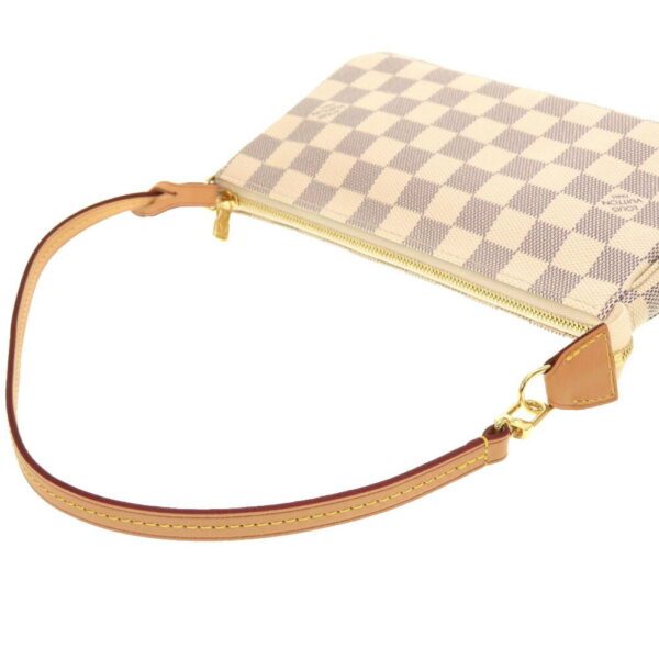 5a0058iii6 4 Louis Vuitton Damier Azur Pochette Accessoire Accessory Pouch