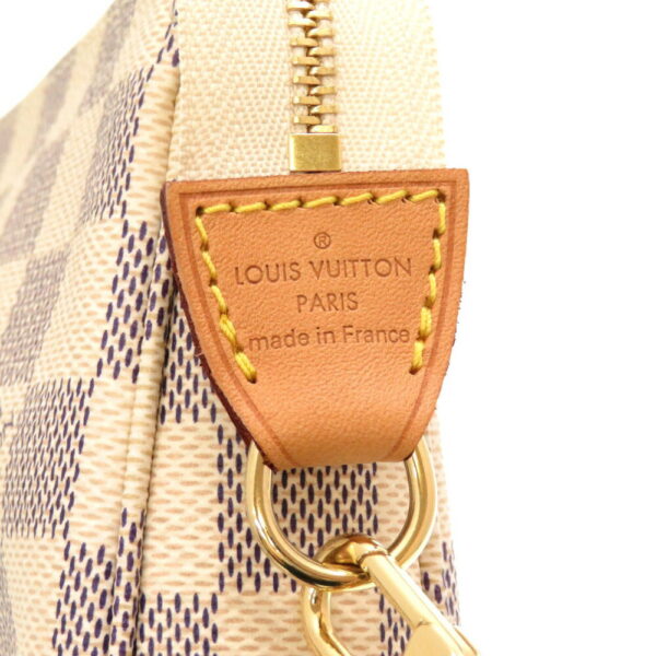 5a0058iii6 6 Louis Vuitton Damier Azur Pochette Accessoire Accessory Pouch