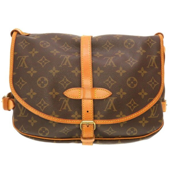 5i0124slz5 2 Louis Vuitton Monogram Saumur 30 Shoulder Bag