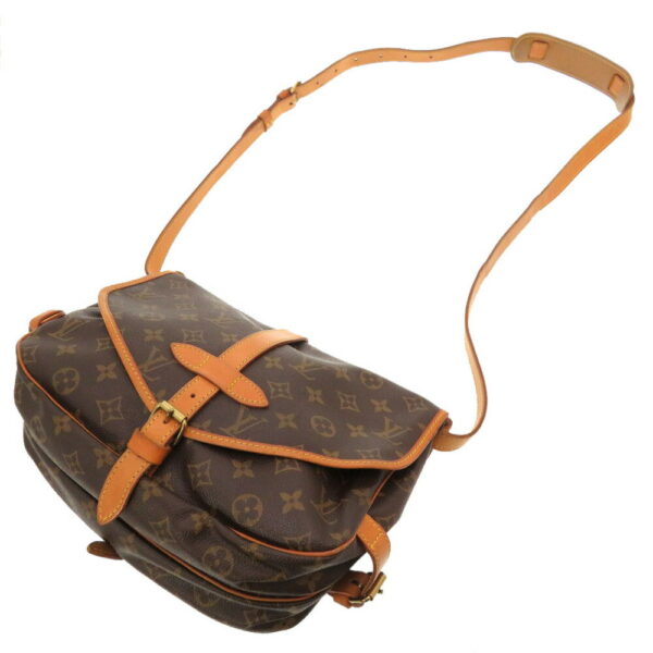 5i0124slz5 6 Louis Vuitton Monogram Saumur 30 Shoulder Bag