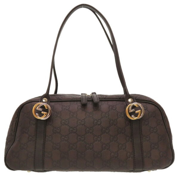 5i0141esz5 1 Gucci Guccisima Leather Mini Bag Brown