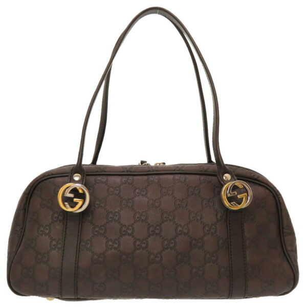 5i0141esz5 2 Gucci Guccisima Leather Mini Bag Brown