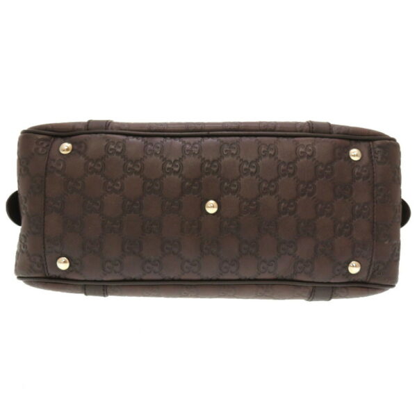 5i0141esz5 3 Gucci Guccisima Leather Mini Bag Brown