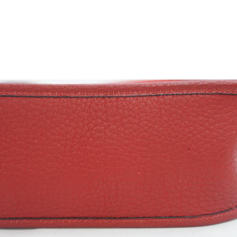 Hermes Evelyn GM Tote Bag Rouge Bif Ardennes - Image 8