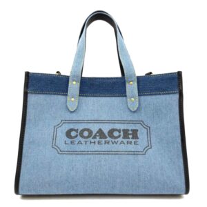 Coach Denim Field Tote Bag