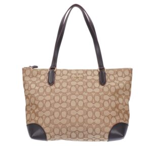 Coach Signature Canvas Tote Bag