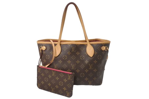 68975 d1 Louis Vuitton Neverfull PM Tote Bag Monogram Brown