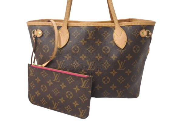 68975 d2 Louis Vuitton Neverfull PM Tote Bag Monogram Brown