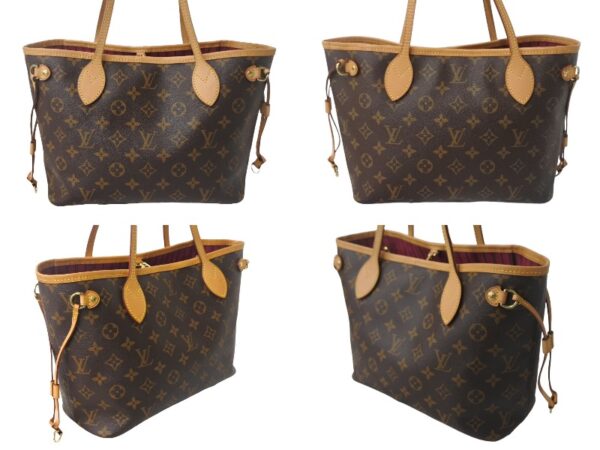 68975 d3 Louis Vuitton Neverfull PM Tote Bag Monogram Brown