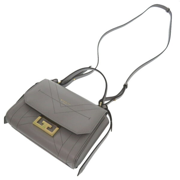 6g1974gas5 3 Givenchy Eden Small Handbag Leather Gray