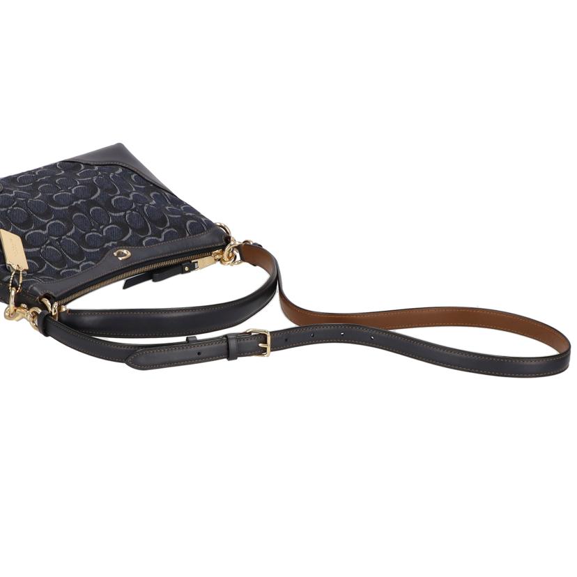 Coach Signature Denim 2way Bag - Image 4