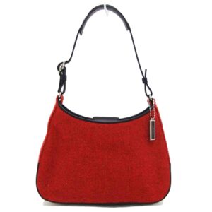 Coach Leather Tweed One Shoulder Bag