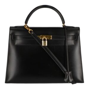 Hermes Kelly Box Calf Tote Bag