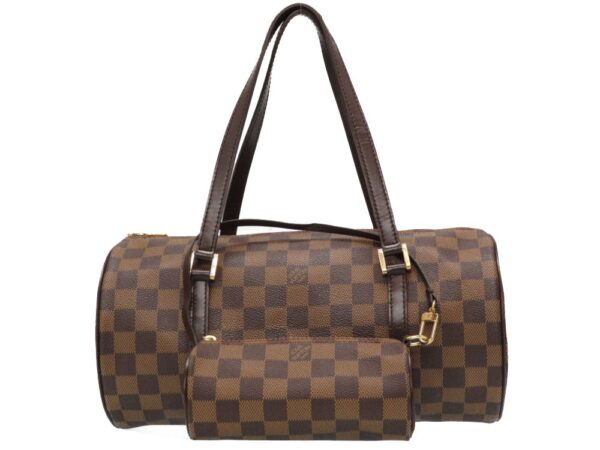 9c0140e5 1 Louis Vuitton Damier Papillon Handbag Brown