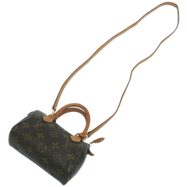 9j0131s5 3 Louis Vuitton Monogram Mini Speedy 2WAY Handbag with Strap