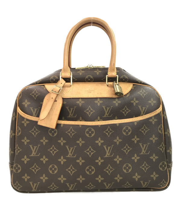 a176555002 1 Louis Vuitton Deauville Monogram Bowling Vanity Handbag