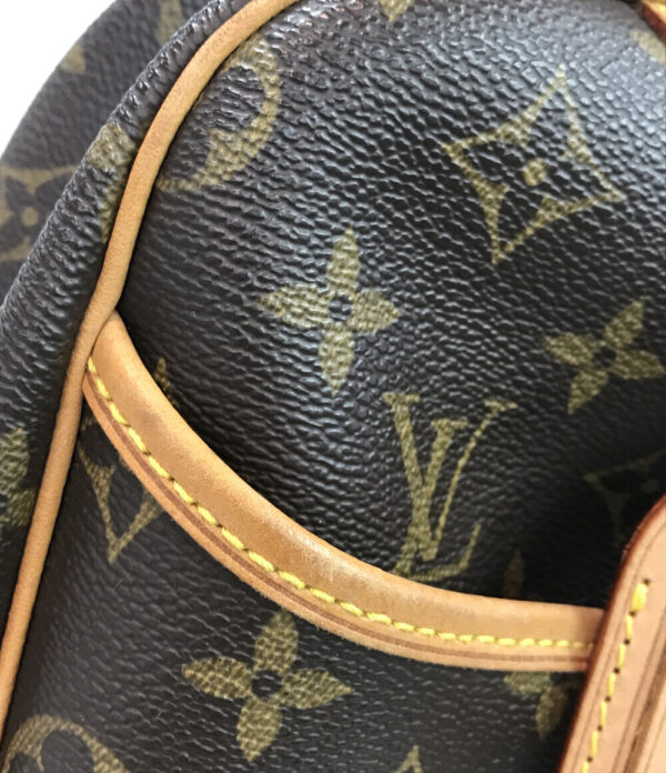 a176555002 6 Louis Vuitton Deauville Monogram Bowling Vanity Handbag