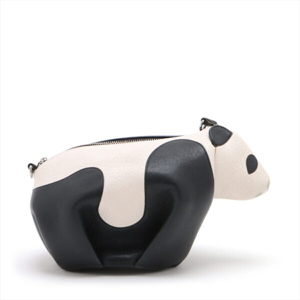 a2664076 1 Loewe Panda Leather Mini Shoulder Bag Animal Tote