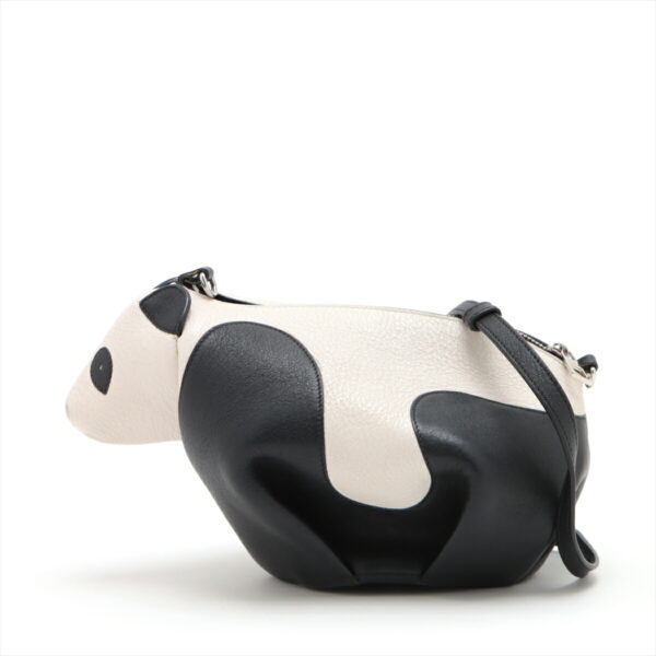 a2664076 Loewe Panda Leather Mini Shoulder Bag Animal Tote