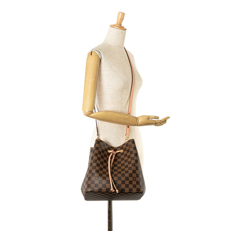 Louis Vuitton Neonoe Crossbody Shoulder Bag Damier Pink Poudre - Image 9
