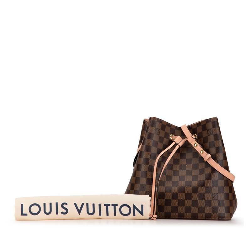Louis Vuitton Neonoe Crossbody Shoulder Bag Damier Pink Poudre - Image 8